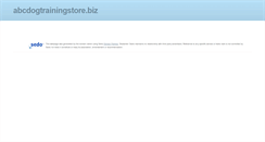 Desktop Screenshot of abcdogtrainingstore.biz